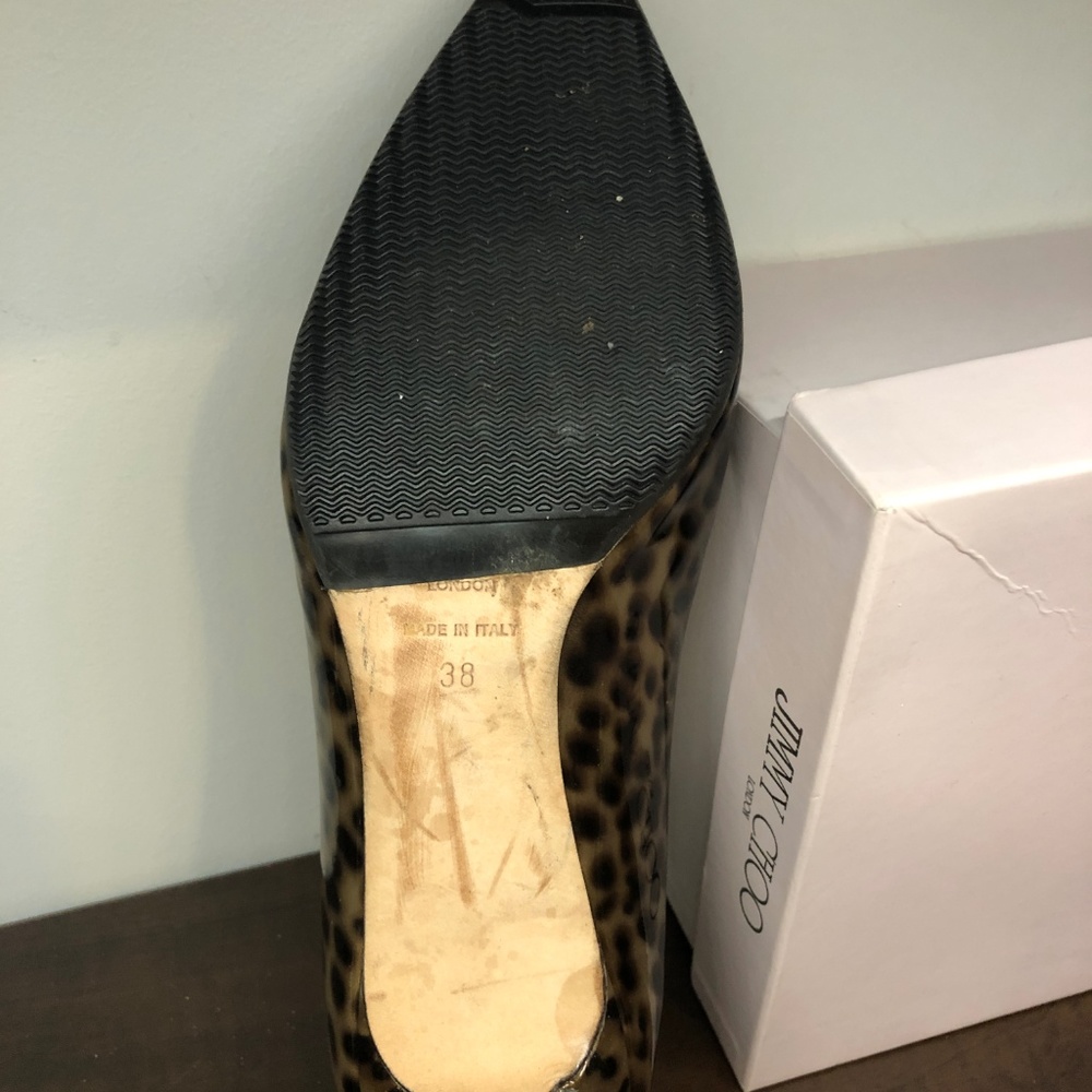 Jimmy Choo Leopard Print Heel - Picture 3 of 3